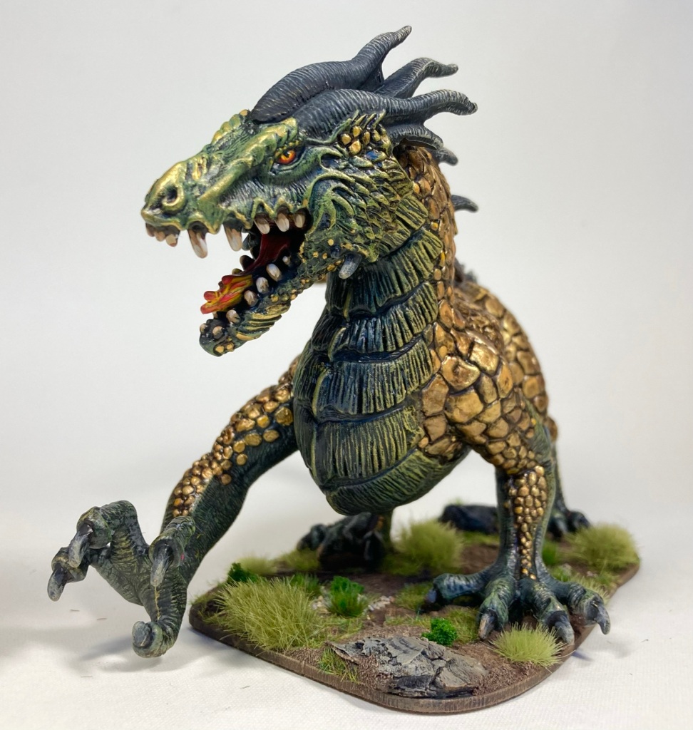 Glaurung: Father of Dragons, and his orc host.